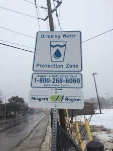 protected zone road sign in Niagara region